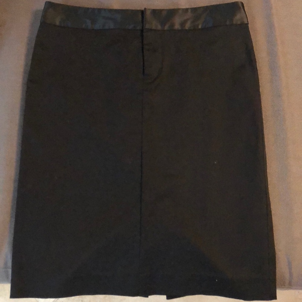 Black pencil skirt